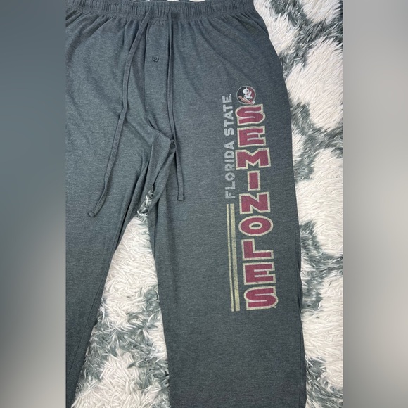 Concepts Sport Men’s Gray Florida State Seminoles Pajama Pants XL - Picture 2 of 8